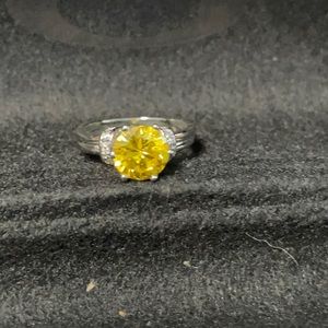 Yellow Stoned ring